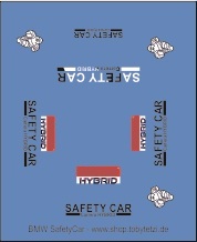HYBRID BMW SafetyCar Decals