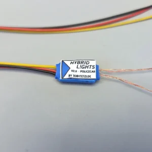 HYBRID L!GHTS v2.0 Elektronik PoliceCar mit Anschlusskabel und LED-Drähten